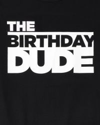 Download Boys Short Sleeve The Birthday Dude Graphic Tee The Children S Place