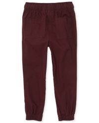 The Children's Place Boys' Stretchy Pull-On Jogger Pants - Comfy Everyday Wear