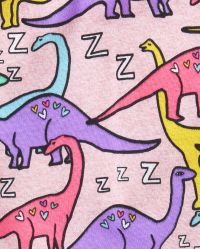 Cotton Juice girls/' dinosaur pyjamas A28837678