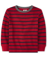 The Childrens Place Boys Baby and Toddler Thermal Henley Top