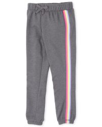 rainbow striped sweatpants