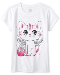 Little M Short Sleeve T-Shirt I Believe In Caticorn