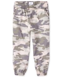 Girls Camo Woven Pull On Beach Pants PINK TINGE The Children s Place