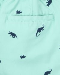 Baby And Toddler Boys Dino Print Woven Chino Shorts | The Children's Place