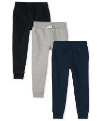 Essentials Pantalon de Jogging en Molleton Garçon Packs Multiples 