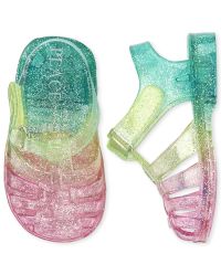 little girl jelly sandals