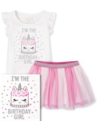 The Childrens Place Baby Girls Novelty Printed Matchable Skirts