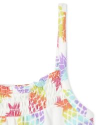 baby girl pineapple romper