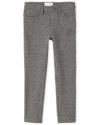 Girls Uniform Regular Ponte Knit Pull On Jeggings DKHTRGRAY The Children s Place