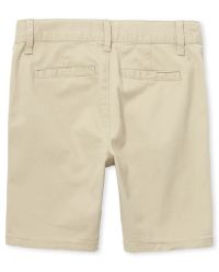 The Children's Place Girls Uniform Stretch Chino Shorts 2-Pack Cotton Size 14 4
