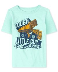 Baby And Toddler Boys Short Sleeve 'Tough Little Guy' Construction ...