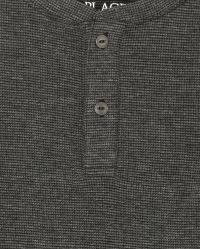The Childrens Place Boys Baby and Toddler Thermal Henley Top