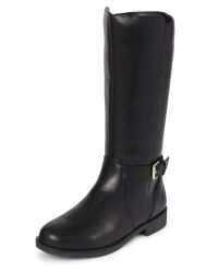 Girls Tall Riding Boots | The Children's Place - BLACK