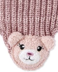Kids' Glitter Hat, Scarf & Gloves Set (1-13 Yrs) | MINK | Hats, Scarves and Gloves Sets | M&S JE