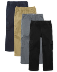 The Children's Place Boys Pull On Cargo Pants 4-Pack 2
