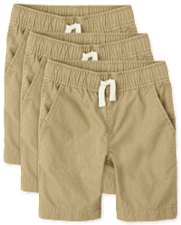 The Children's Place Short Jogger Garçon 3 Paires Tan Taille 18 2