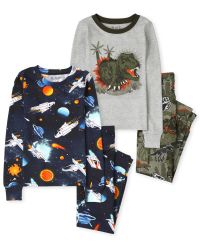 Rtl $39 Details about   GAP Kids Boys NEW Size 10 Dino Long Sleeve 2 Piece Pajama PJs 