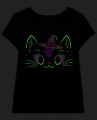 【GRAVER】CAT GIRL 半袖T 3COLOR Summer Women's T Shirt Cat Print Casual Short Sleeve 3d T