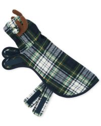 Dog Matching Family Christmas Moose Plaid Fleece Hooded Pajamas GREEN The Children s Place CA