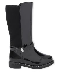 Toddler Girls Jeweled Tall Boots | The Children's Place - BLACK