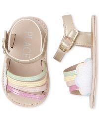 Children's place rainbow sandals discount