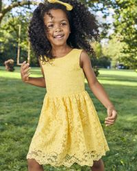 Acka.［kids］lace flare dress size110 kids］lace flare dress – Acka online store