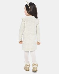 Baby girl cable knit sweater dress hotsell
