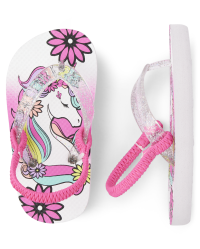 Unicorn flip shop flops children's place