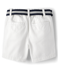 【送料&関税込】Frame the Boy Short White Shorts With Belt L 3038180_1128-1.png