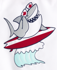 Requin Rash Guard Rashguard requin à manches courtes pour tout-petits garçons - RED | The ...