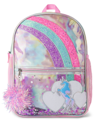 Girls Confetti Shaker Unicorn Backpack | The Children's Place - MULTI CLR