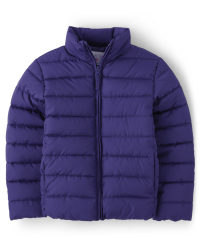 Girls Long Sleeve Puffer Jacket The Children s Place SOLAR