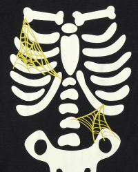 Unisex Kids Matching Family Glow In The Dark Long Sleeve Skeleton Snug Fit Cotton Pajamas BLACK The Children s Place CA