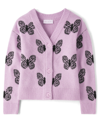 トップス Herlipto Butterfly V-Neck Cardigan herlipto Butterfly Yarn V-Neck Cardigan