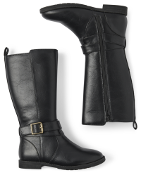 Toddler tall store black boots