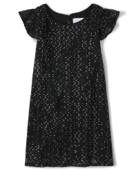 Children's place black dress cheap