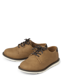Toddler Boys Faux Leather Dress Shoes | The Children's Place CA - TAN