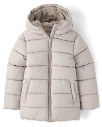 Girl long puffer shop coat