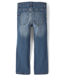 【BOK PLACE】2 Button Wash Span Semi Bootcut Denim Pants 3044240_BQ.png