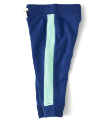 Toddler Land S25 Contrast Shoulder Stitch Long Sleeve Sweatshirt and Jogger Pants (1-6y) - 3 Colors