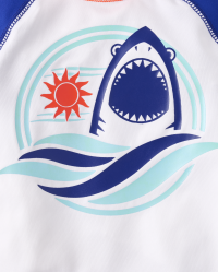 Toddler Boys Shark Jammer main image 1