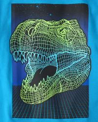 ★MUCENT★ Dino Printing Short Sleeve Tee P00000MC Boys Short Sleeve Dino Graphic Tee - BLUE | The Children's Place