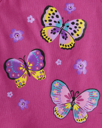 Toddler Girls Mix And Match Sleeveless Butterfly Tank Top 3