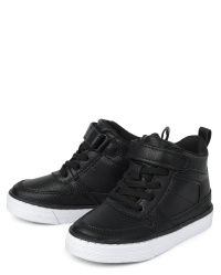 Toddler high top sneakers top