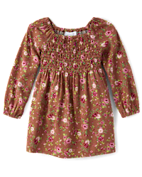 BABIES SMOCK DRESS LITTLE PETAL