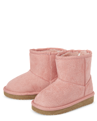 Toddler Girls Mid Teddy Boots PINK The Children s Place