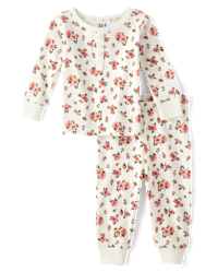 Toddler Short Sleeve Pajama Set- Shannon Floral main image 1