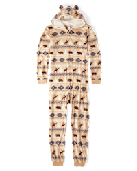★SPAO★ Mangled Bear Mangled Short Sleeve PajamasIVORY SPPP Bellabu Bear Men's Short Sleeve w/ Pants PJ Set - Garfield