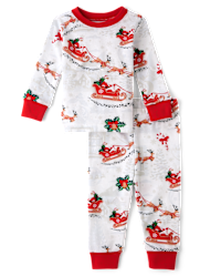 Baby And Toddler Matching Family Christmas Long Sleeve Santa