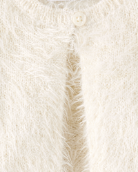 White eyelash cardigan on sale